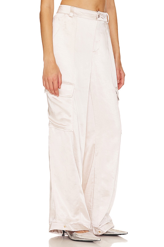 view 2 of 4 Satin Pant in Champagne Gold