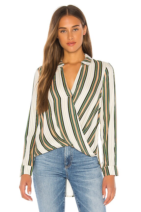 view 2 of 5 Wrap Hem Top in Multi