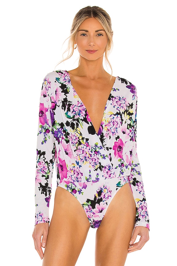 view 2 of 5 Matte Jersey Bodysuit in Multi