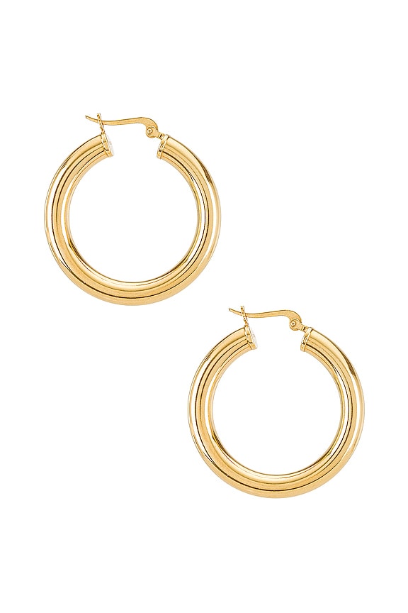 view 2 of 2 PENDIENTES SADE in Gold