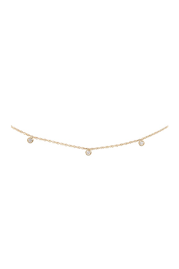 view 2 of 2 3 Diamond Necklace in 14K Yellow