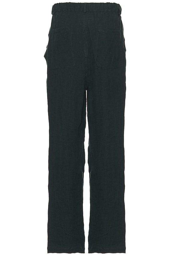 view 2 of 4 Tiber Linen Leisure Pant in Green