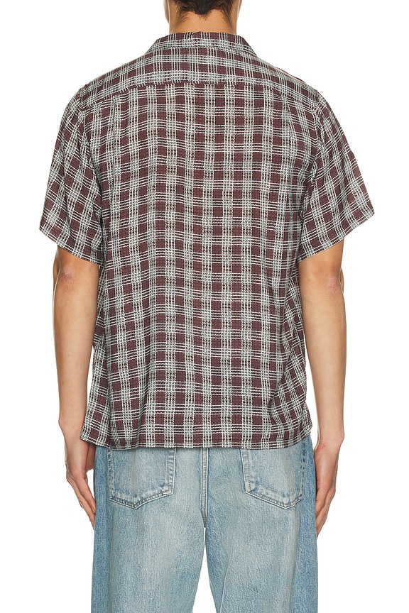 view 2 of 4 Printed Camp Shirt in Amethyst