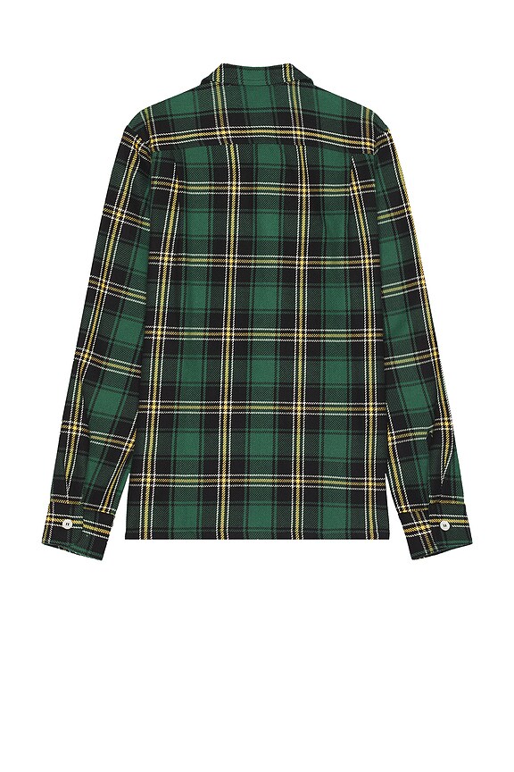 view 2 of 3 オーバーシャツ in Algae Plaid