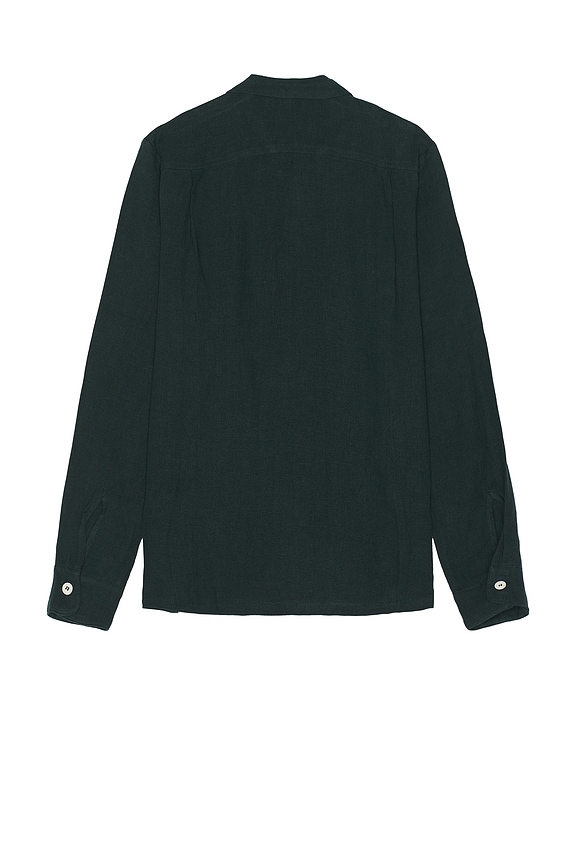 view 2 of 3 Tiber Linen Leisure Shirt in Green