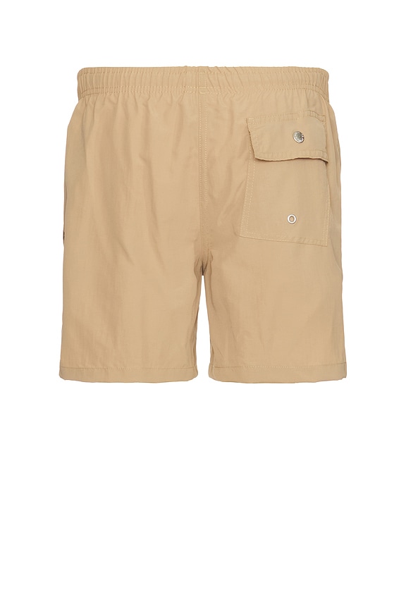 view 2 of 4 Swim Trunk in Solid Chai