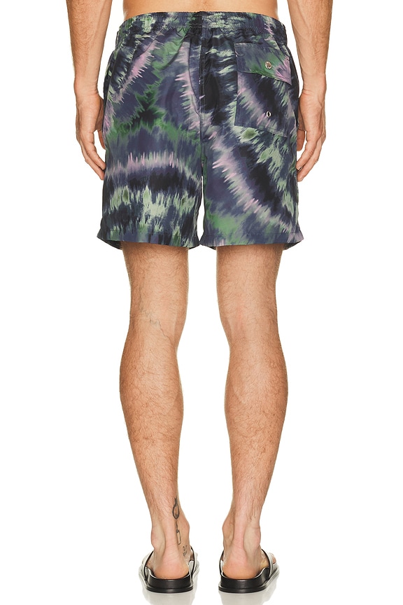 view 2 of 5 Fig Swirl Swim Trunk in Purple