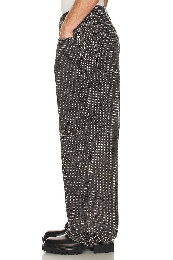 view 2 of 6 20K Diamond Stellar Denim Pants in Black