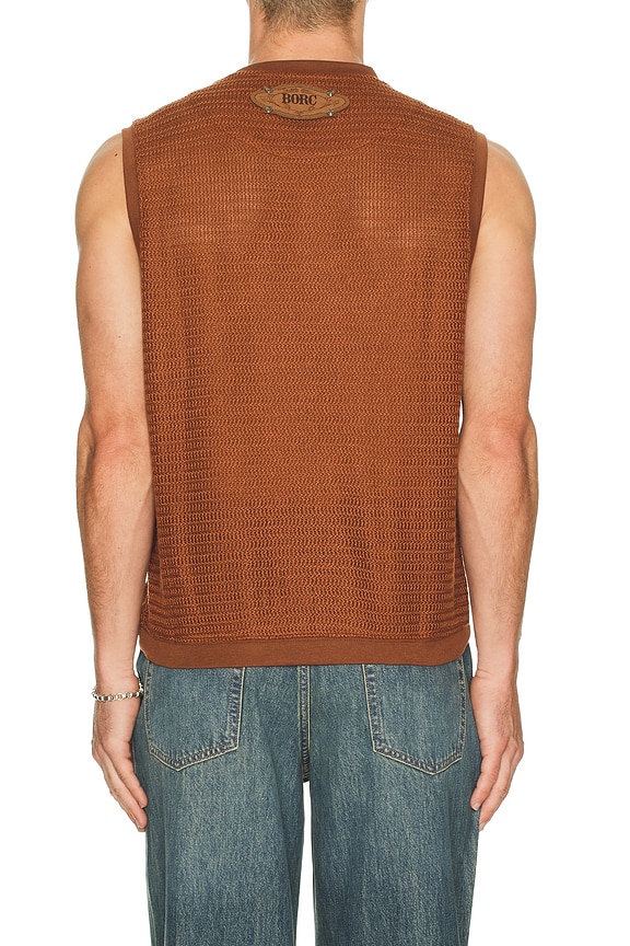 view 2 of 5 Fluid Layered Knit Tank in Brown