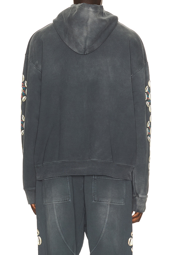view 2 of 4 Cowrie Shell Hoodie in Vintage Black