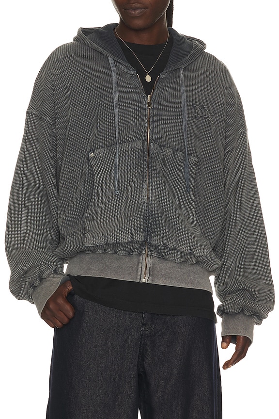 view 1 of 5 SWEAT À CAPUCHE in Grey
