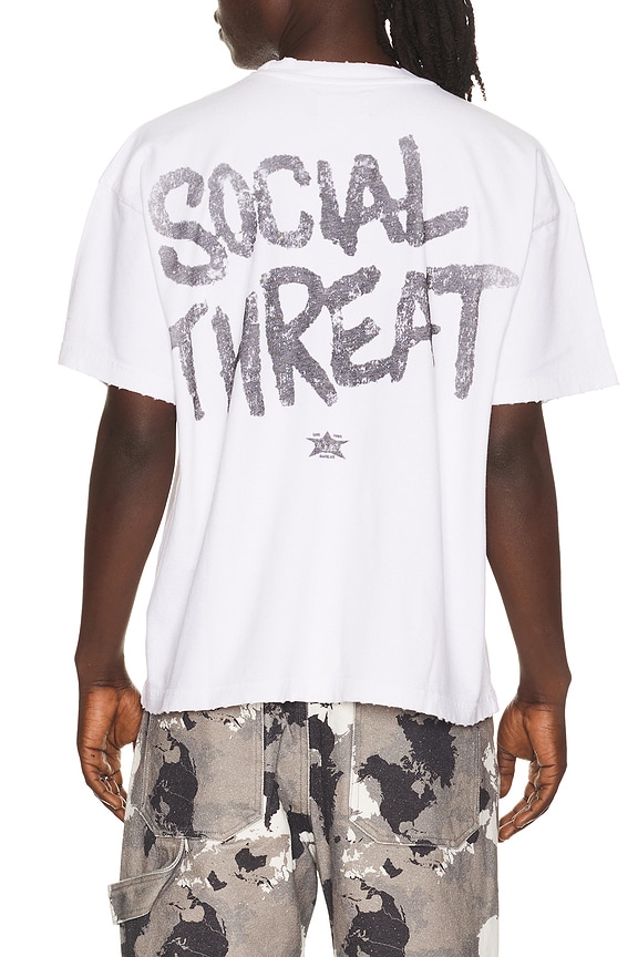 view 2 of 4 Social Threat Tee in White