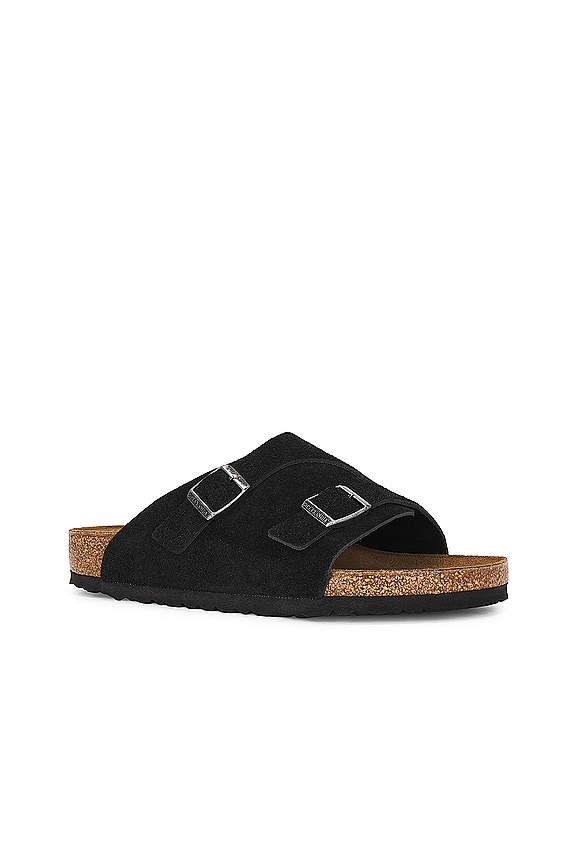 view 2 of 5 SANDALES ZURICH in Black