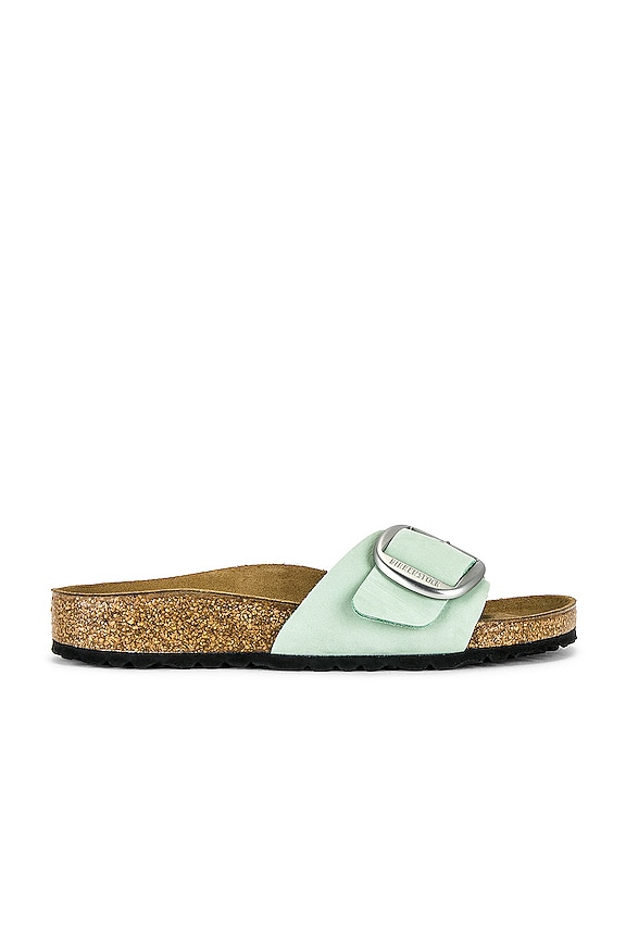 view 1 of 5 Madrid Big Buckle Sandal in Matcha Nubuck