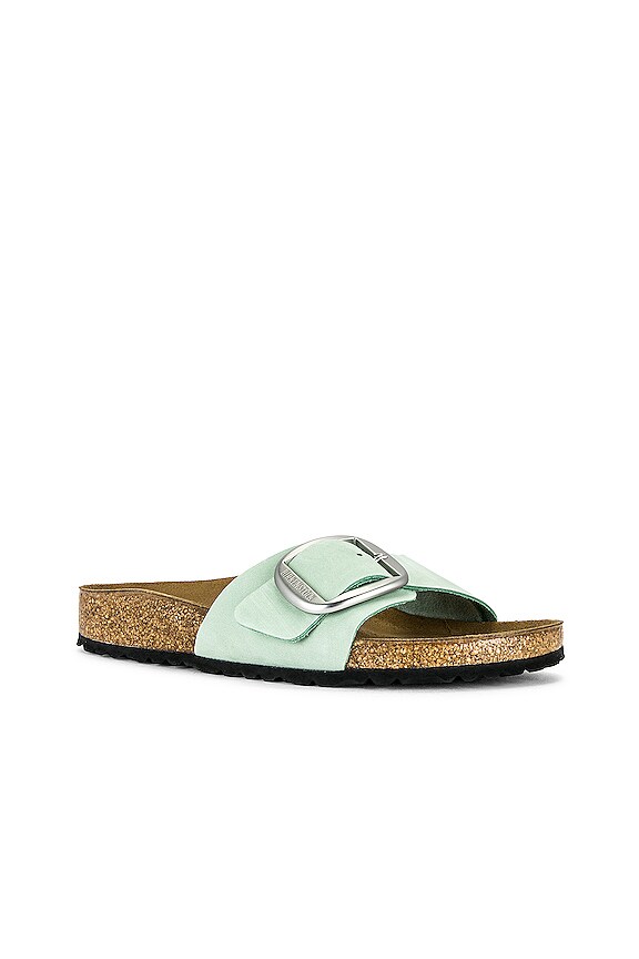 view 2 of 5 Madrid Big Buckle Sandal in Matcha Nubuck