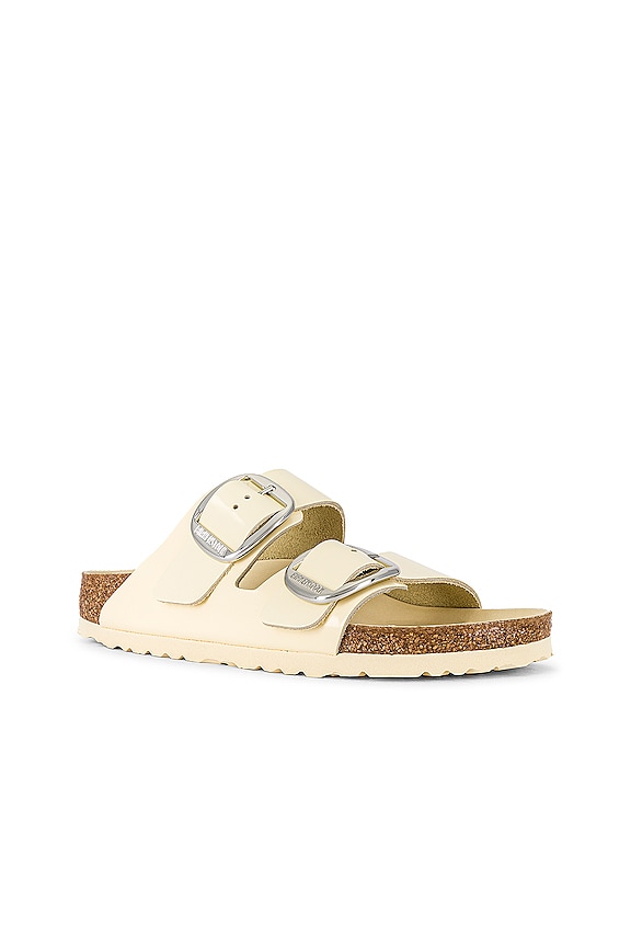 view 2 of 5 ARIZONA BIG BUCKLE 샌들 in High Shine Butter Leather