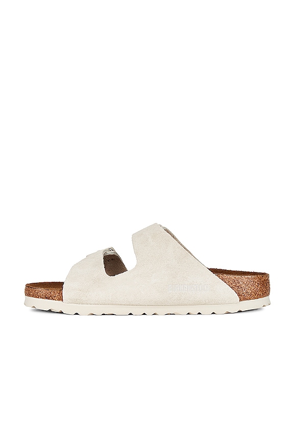 BIRKENSTOCK Arizona Soft Footbed Sandal in Antique White  display picture 3