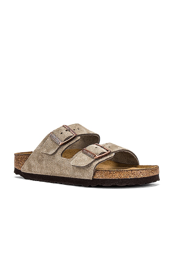 view 2 of 5 Arizona Soft Footbed Sandal in Taupe