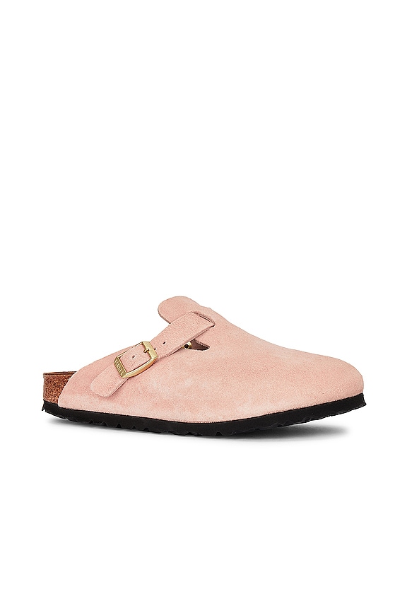 view 2 of 5 Boston Clog in Light Rose Suede