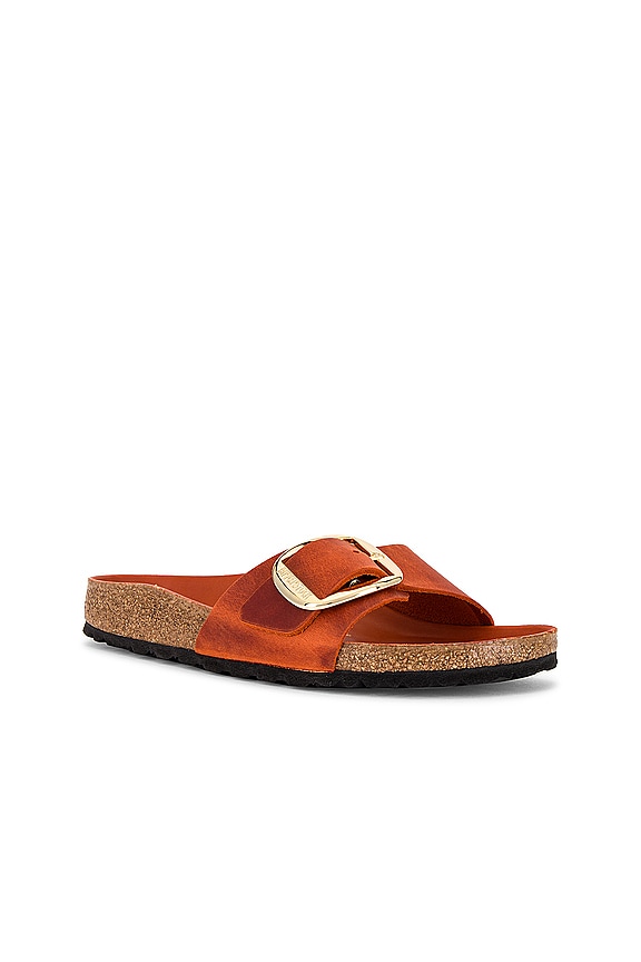 view 2 of 5 MADRID BIG BUCKLE 샌들 in Burnt Orange