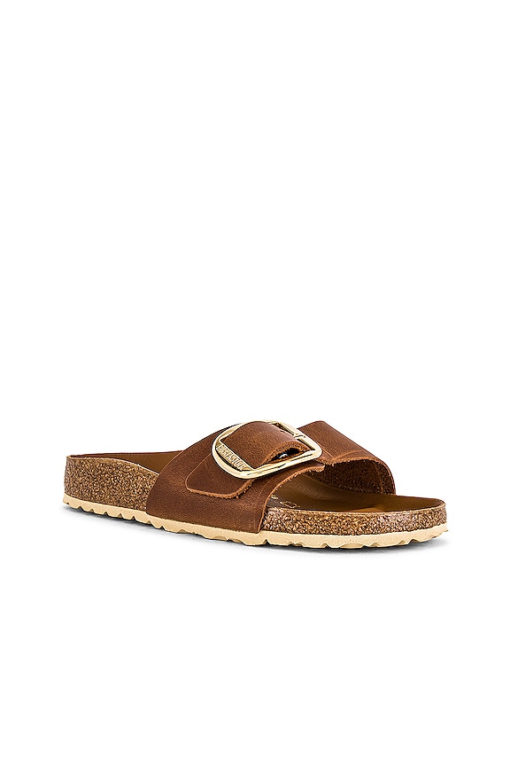 view 2 of 5 Madrid Big Buckle Sandal in Cognac