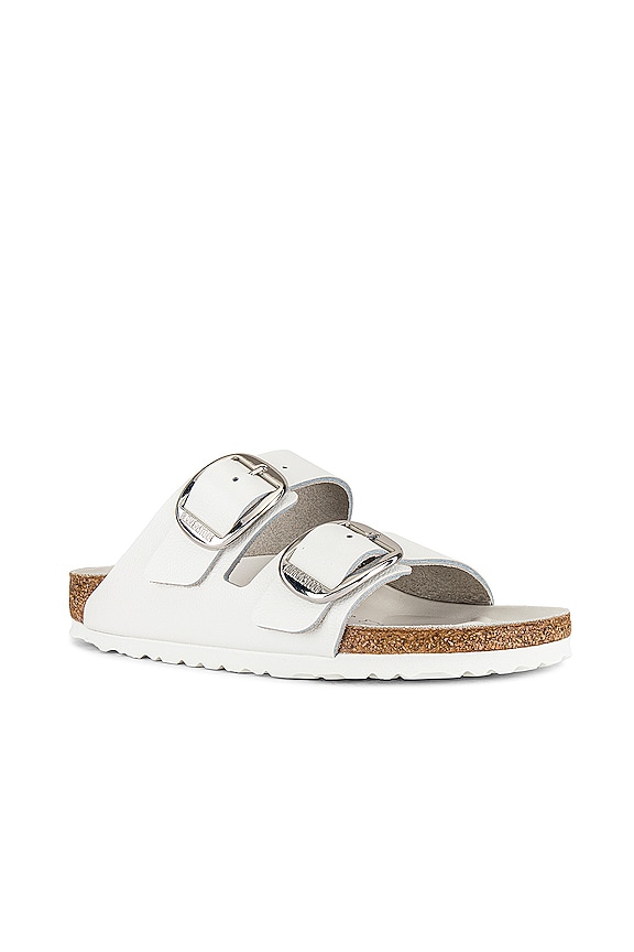 view 2 of 5 Arizona Big Buckle Sandal in White