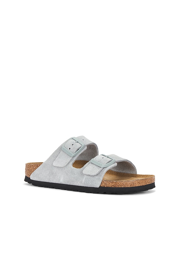 view 2 of 5 SANDALIA CON PLANTILLA SUAVE ARIZONA in Pure Sage Suede