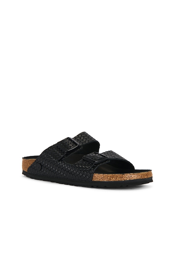 view 2 of 5 SANDALES ARIZONA WOVEN EMBOSSED in Black