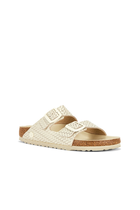 view 2 of 5 Arizona Woven Embossed Sandal in Ecru