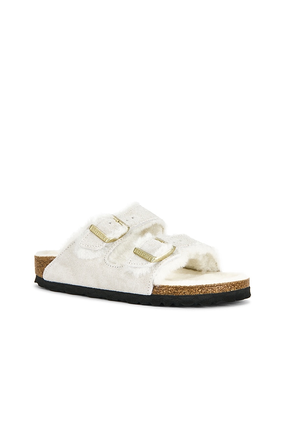 view 2 of 5 Arizona Shearling Sandal in Antique White