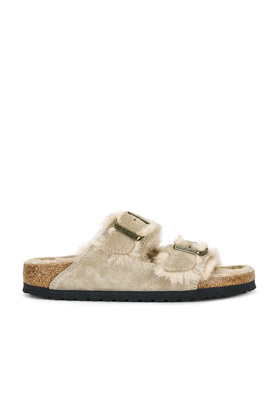 view 1 of 5 ARIZONA SHEARLING 샌들 in Taupe
