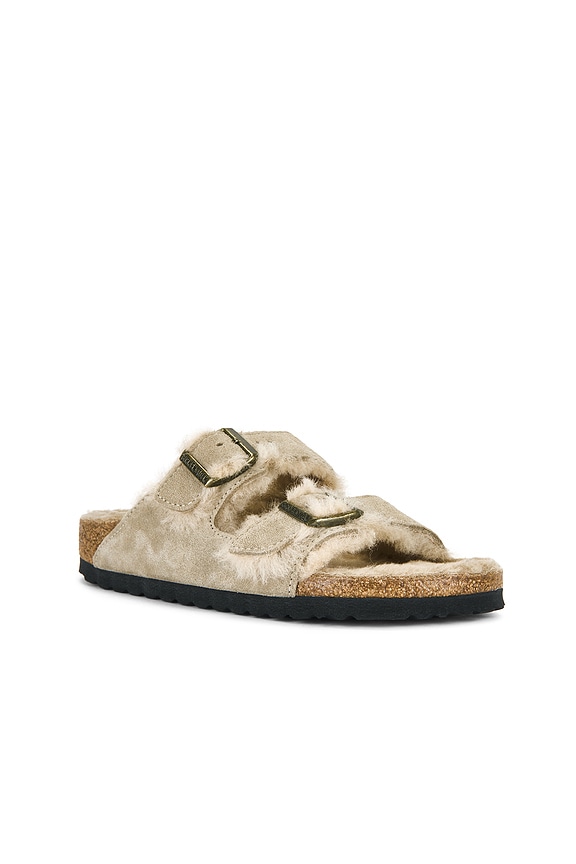 view 2 of 5 ARIZONA SHEARLING 샌들 in Taupe