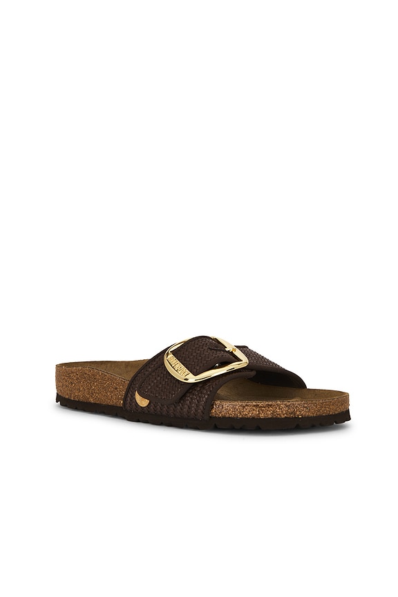 view 2 of 5 Madrid Big Buckle Raffia Sandal in Carafe