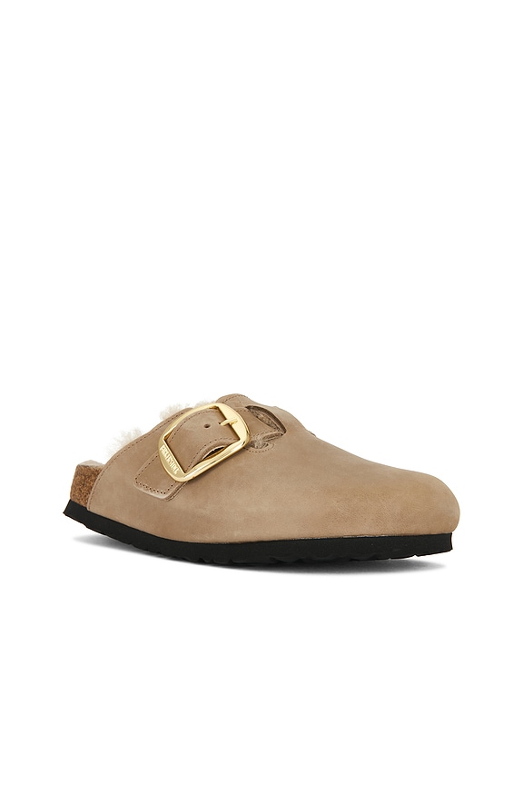 view 2 of 5 ZUECO BOSTON BIG BUCKLE SHEARLING in Tobacco Brown