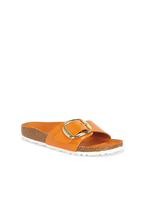 view 2 of 5 Madrid Big Buckle High Shine Sandal in Kurkuma