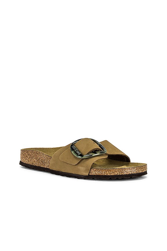 view 2 of 5 Madrid Torty Big Buckle Sandal in Mud Green
