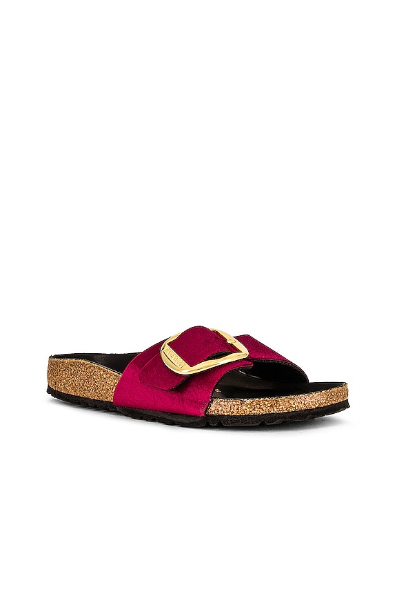 view 2 of 5 Madrid Big Buckle Sandal in Maroon