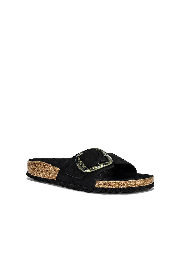 view 2 of 5 Madrid Camo Big Buckle Sandal in Black