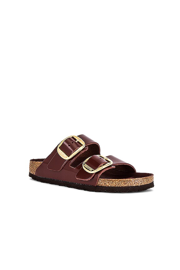 view 2 of 5 Arizona Big Buckle Sandal in High Shine Chocolate