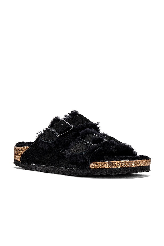 view 2 of 5 ТУФЛИ ARIZONA SHEARLING in Black