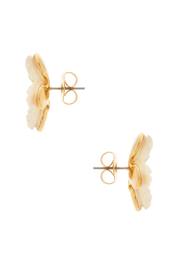 view 2 of 2 Big Island Earrings in MOP
