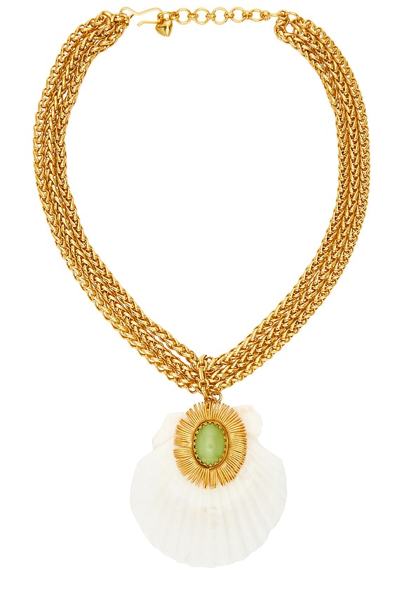 view 1 of 2 SAUTOIR PENDENTIF LIV in Gold/Shell