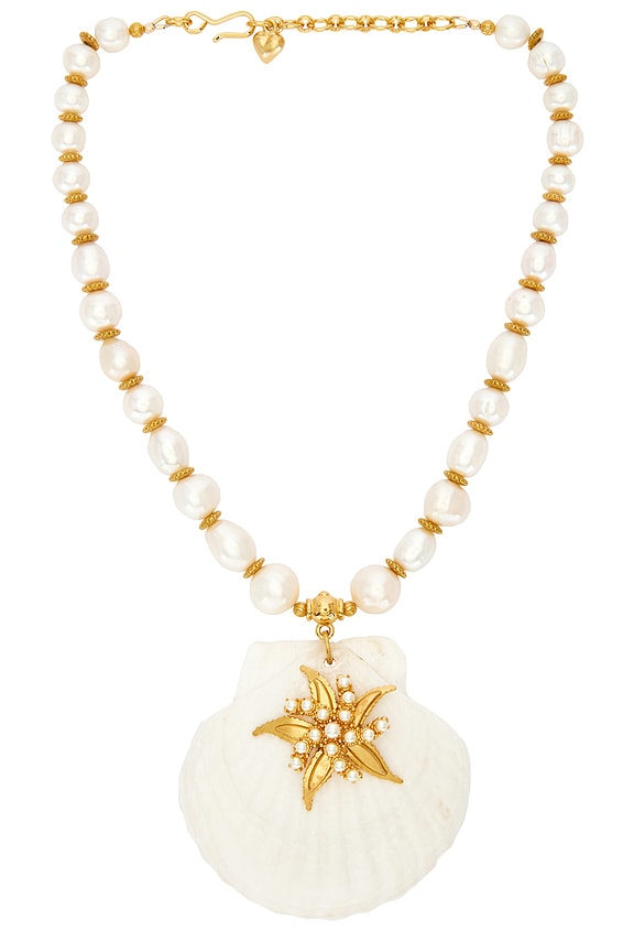 view 1 of 2 SAUTOIR PENDENTIF JUNI in Pearl/Shell