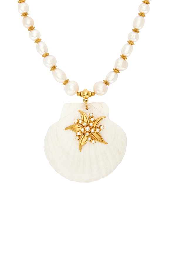 view 2 of 2 SAUTOIR PENDENTIF JUNI in Pearl/Shell