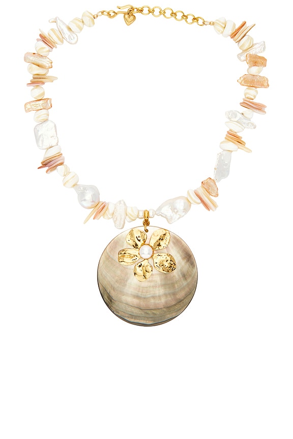 view 1 of 2 SAUTOIR PENDENTIF EMME in Pearl/Shell