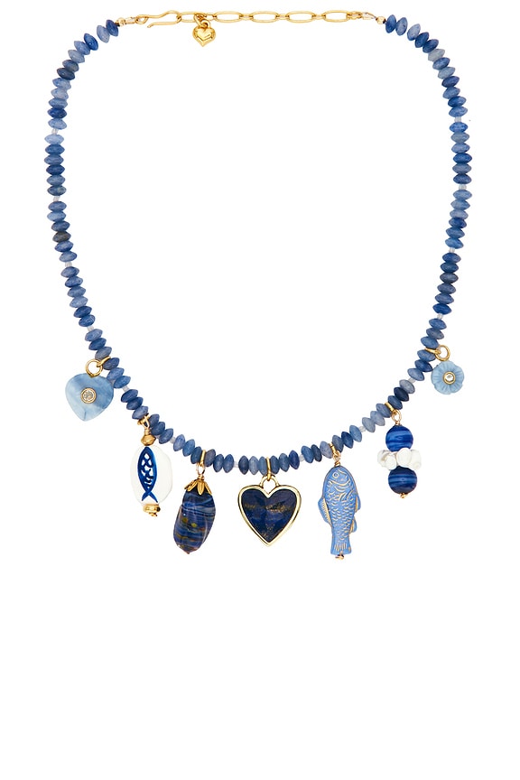 view 1 of 2 SAUTOIR PENDENTIF MANTOLOKING in Blue Multi
