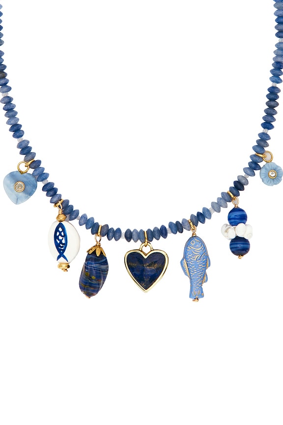 view 2 of 2 SAUTOIR PENDENTIF MANTOLOKING in Blue Multi