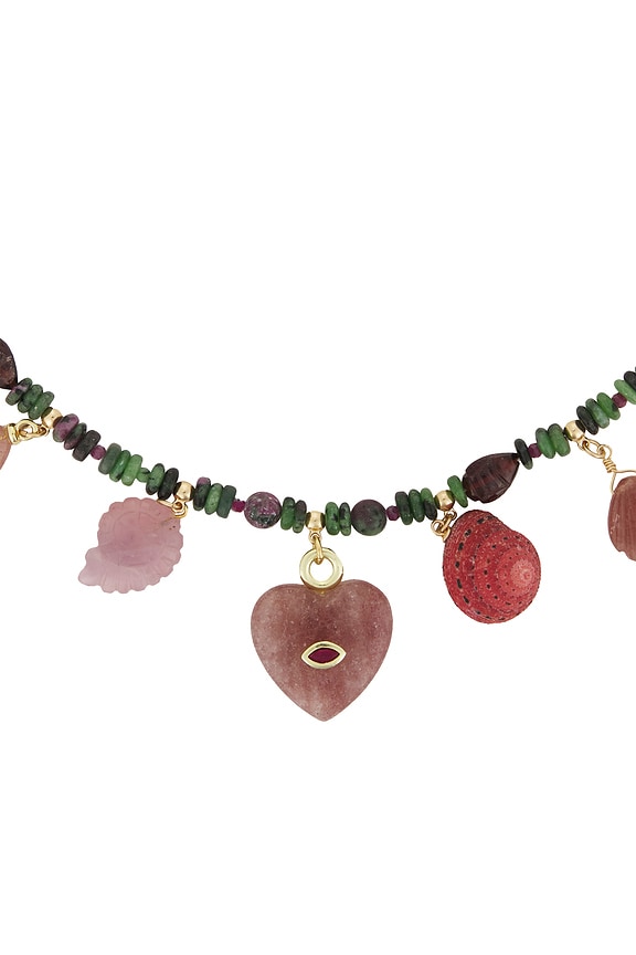 view 2 of 3 COLLAR COLGANTE ROSEWOOD in Jewel Multi