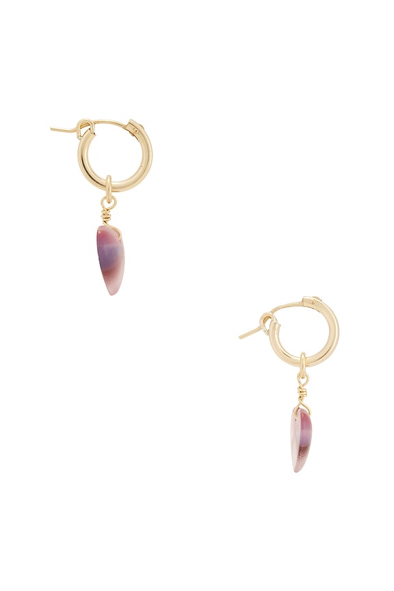 view 2 of 3 Violet Muse Earrings in Violet