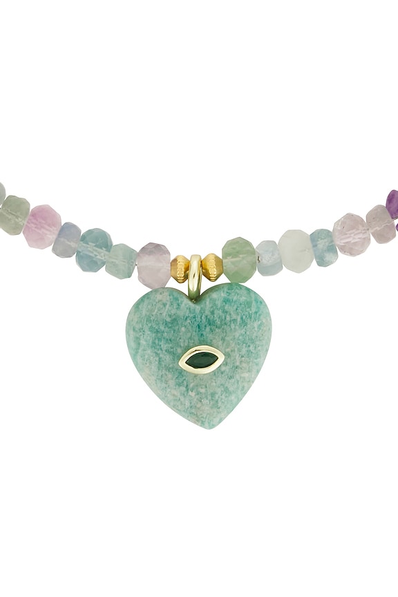 view 2 of 3 Ocean Mist Necklace in Fluorite Multi